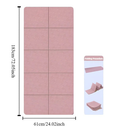 tapis mauve pliable
