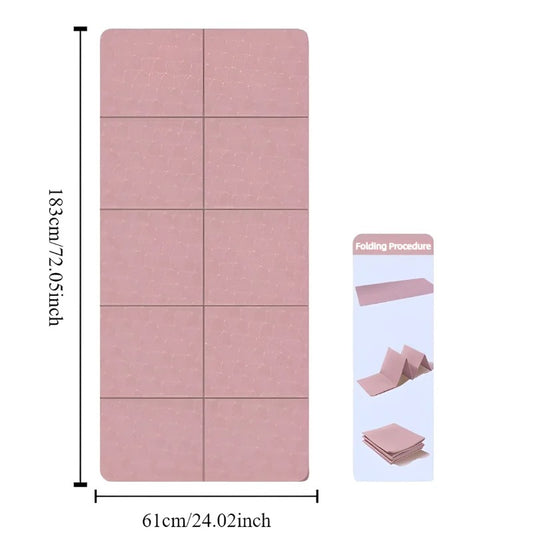 tapis mauve pliable