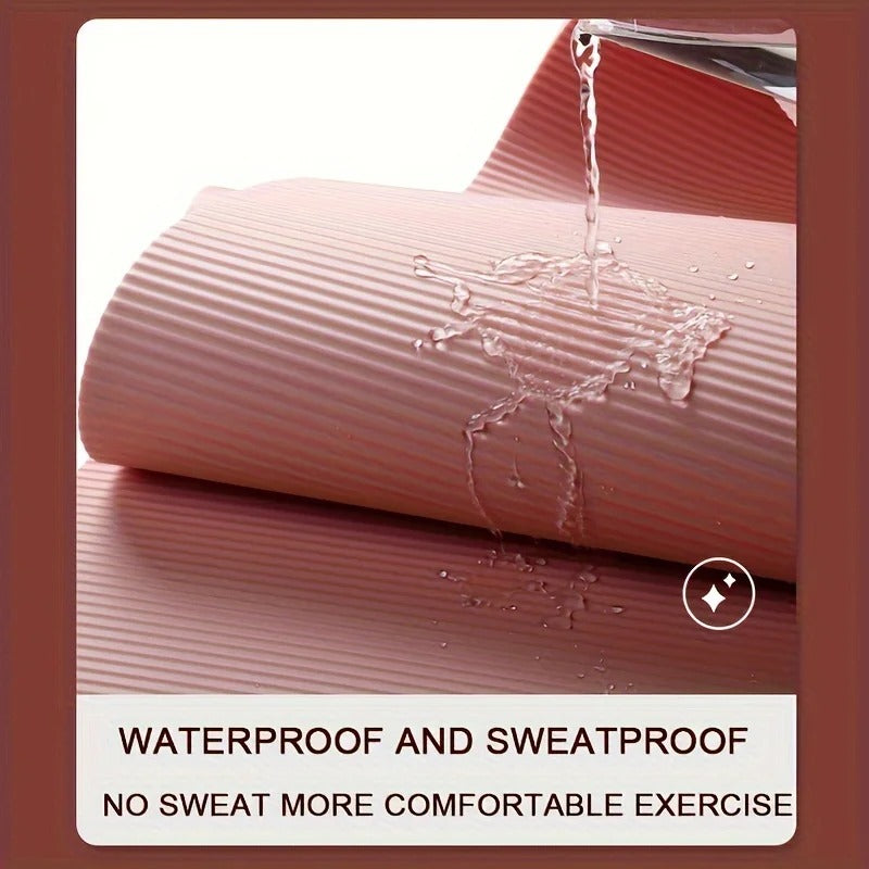 tapis met de l'eau pour montre qu'il est hydrofuge