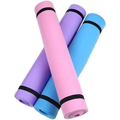 trois tapis rouler et attache 